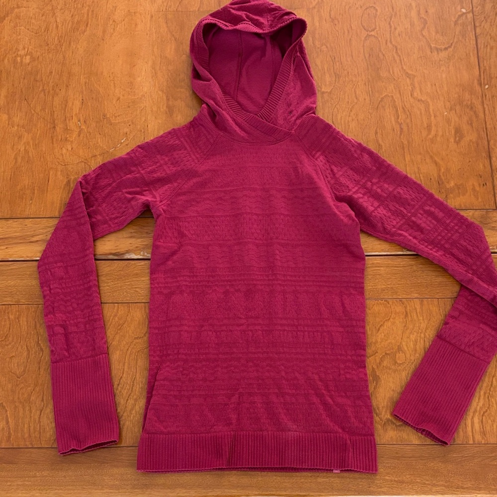 lululemon athletica Raspberry Hooded Sweatshirt